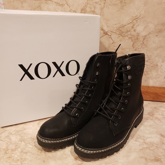 xoxo combat boots